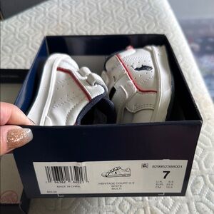 Polo by Ralph Lauren White and Blue Sneakers Timeless Design